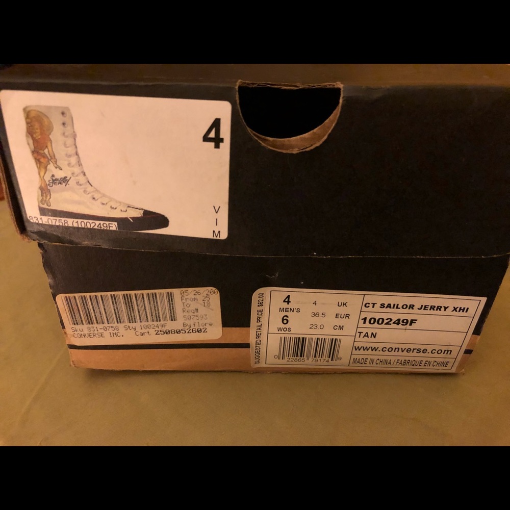 Converse Sailor Jerry Rare!!!